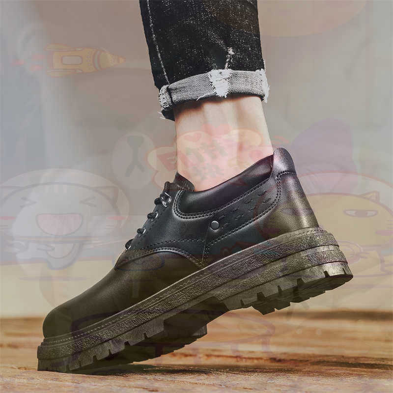 Men'S Grooming Experience - Donker natuurlijk leer Mode-sneakers Tennis Herensneakers