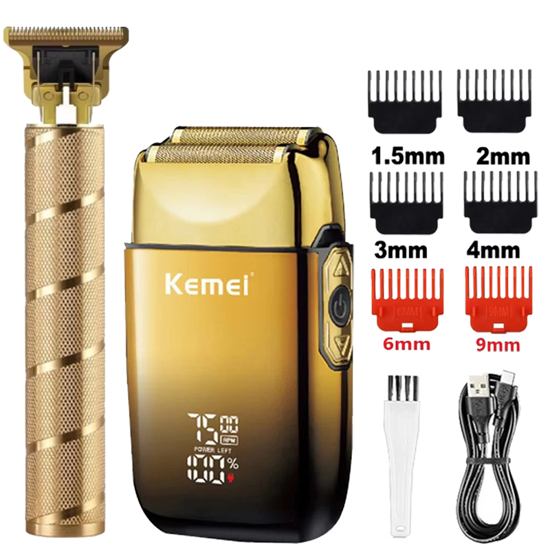 Men'S Grooming Boxes - Kemei KM-TX10 T9 Haartrimmer Elektrische Scheerapparaat
