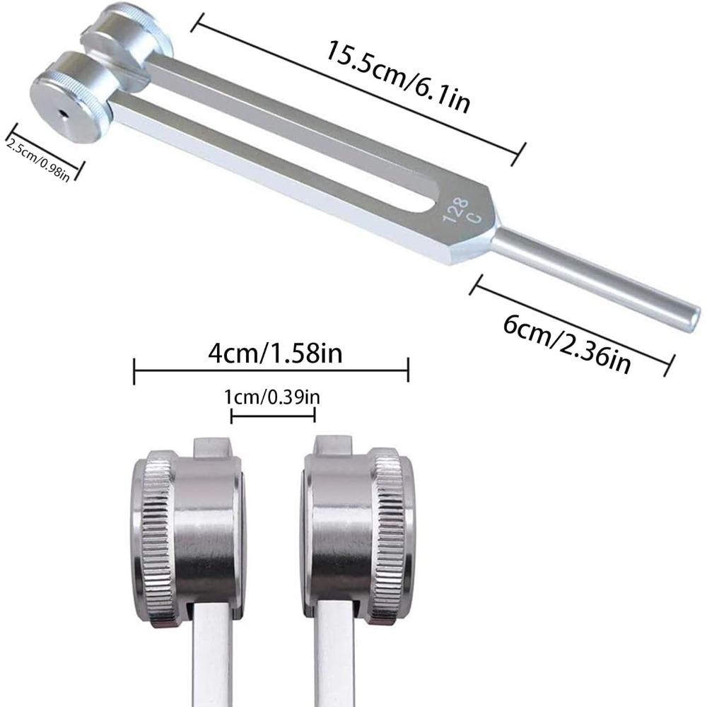 128Hz stemvorkset - roestvrijs - Ear Wax Remover recensie en prijs