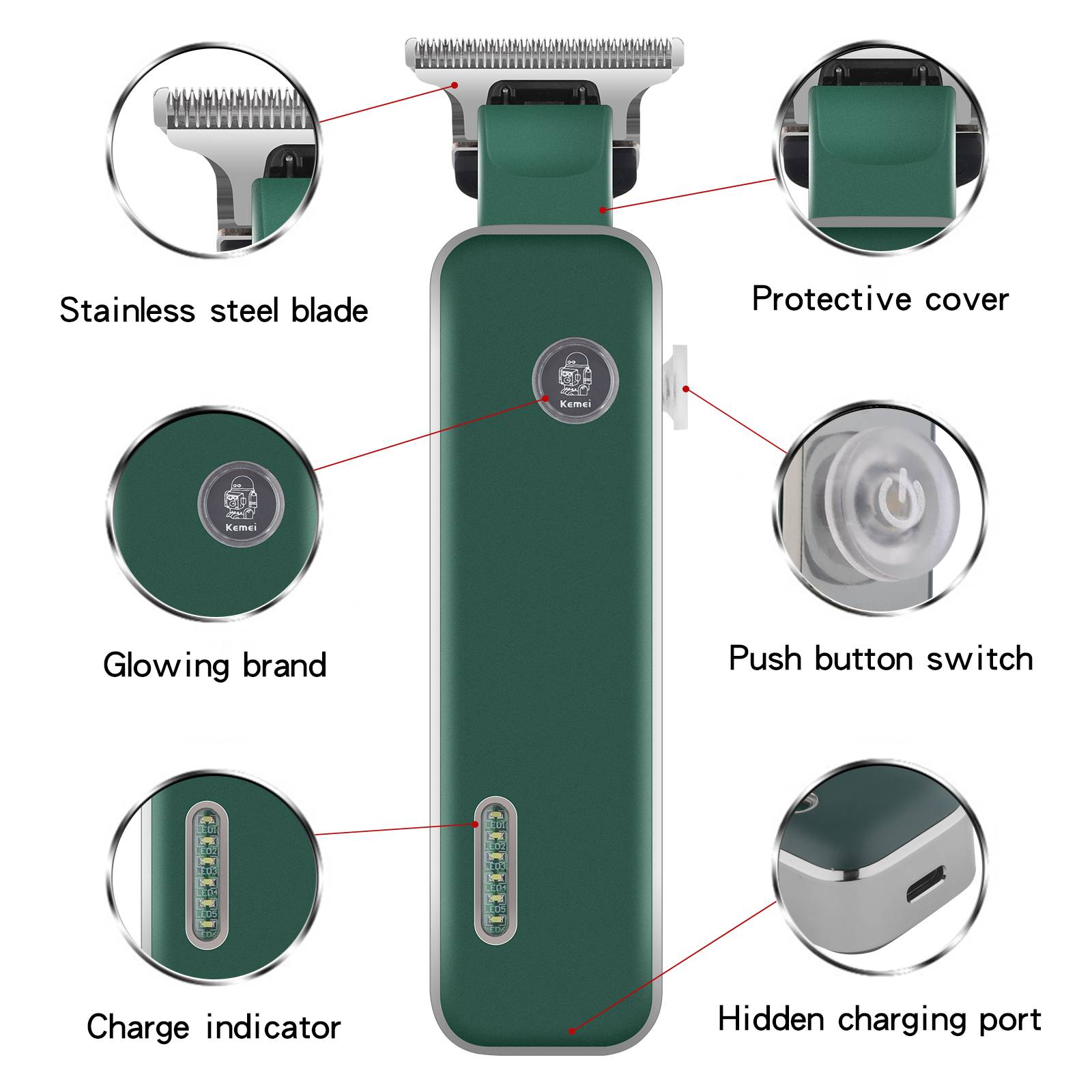 Kemei Professionele Tondeuse T - Hair Clipper Professional recensie en prijs