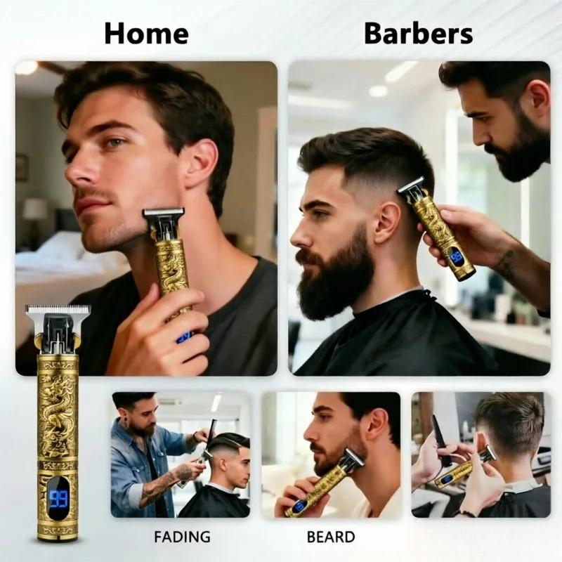 T9 elektrische baardtrimmer 4  - Hair Clipper Professional recensie en prijs